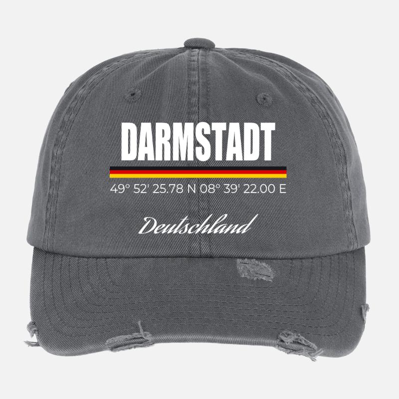 Darmstadt Flexfit Vintage Destroyed Cap