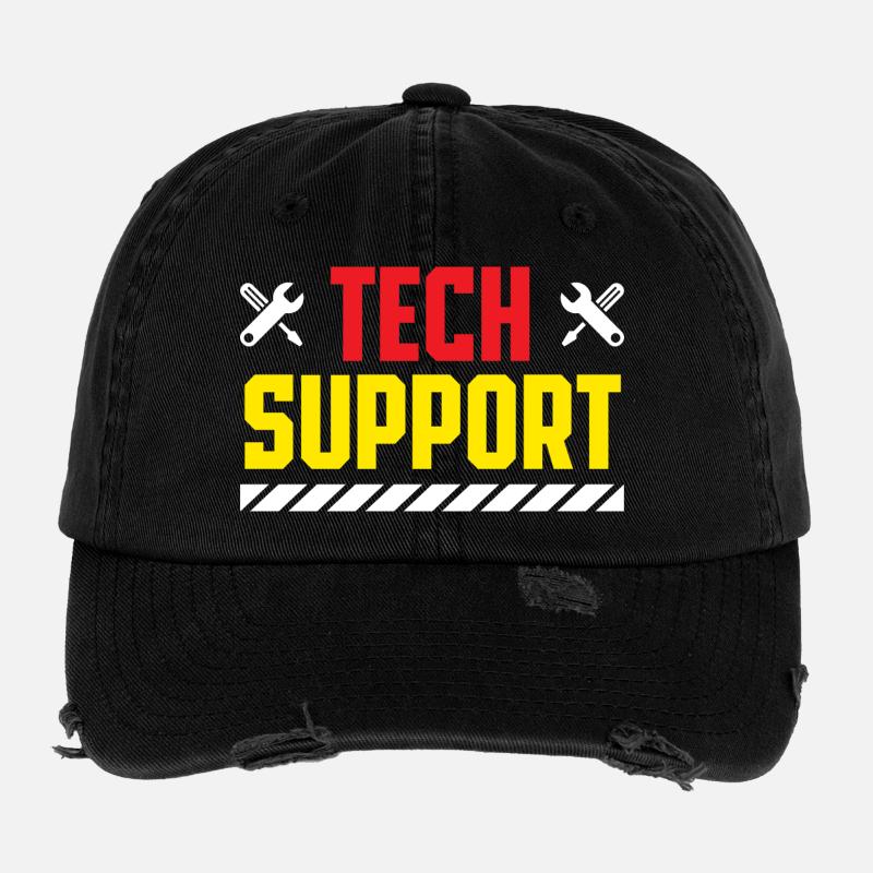 Service de réparation d’outils de l’équipe de support technique Casquette vintage effet usé Flexfit