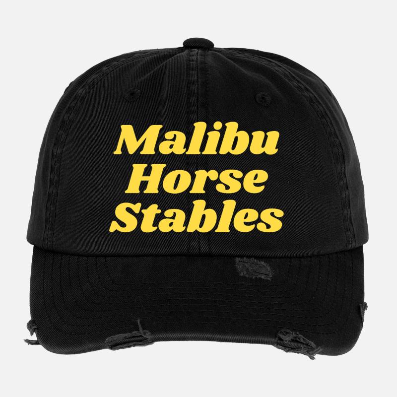 Écuries de Malibu Casquette vintage effet usé Flexfit