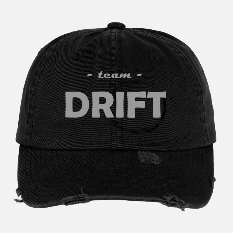 team drift Casquette vintage effet usé Flexfit