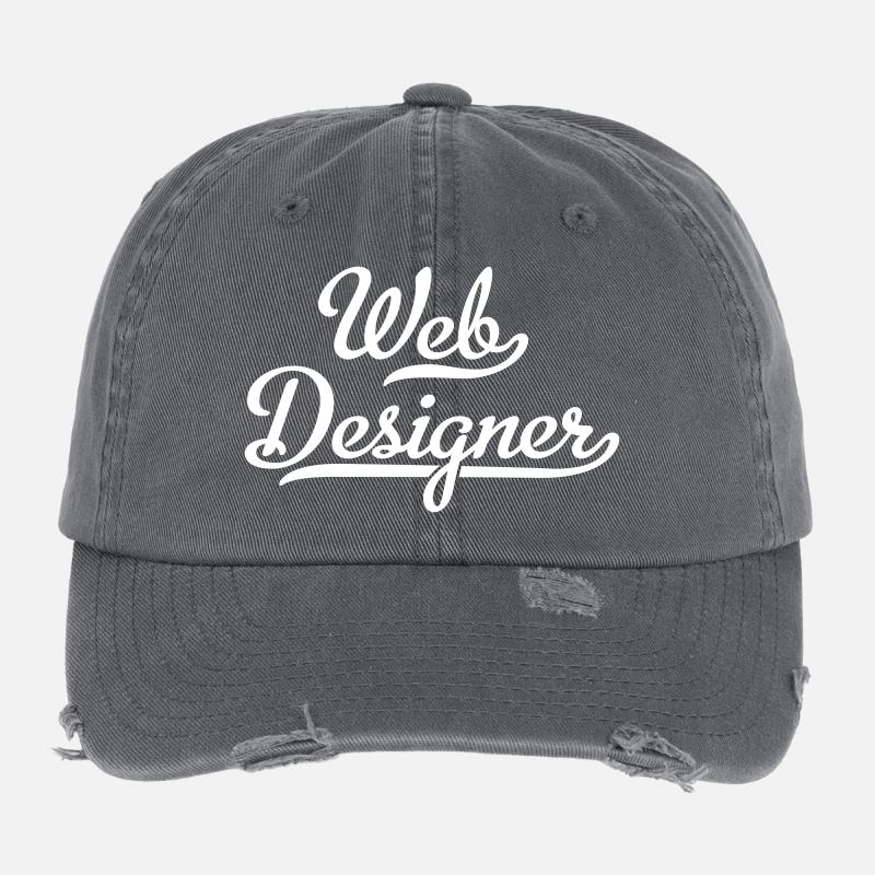 Web Designer Flexfit Vintage Destroyed Cap