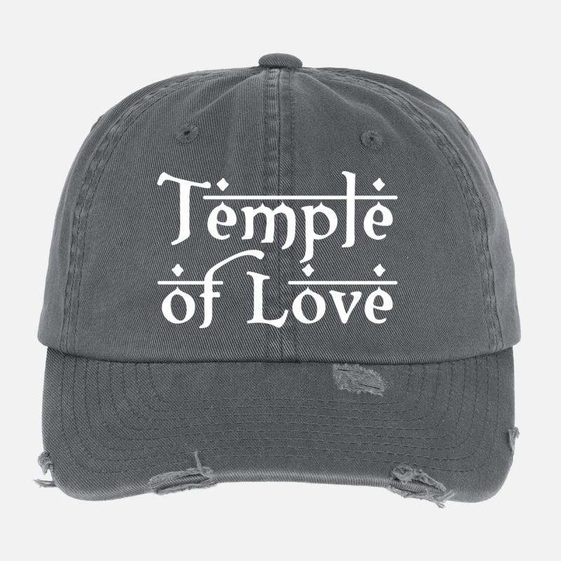 TEMPLE DE L’AMOUR Casquette vintage effet usé Flexfit