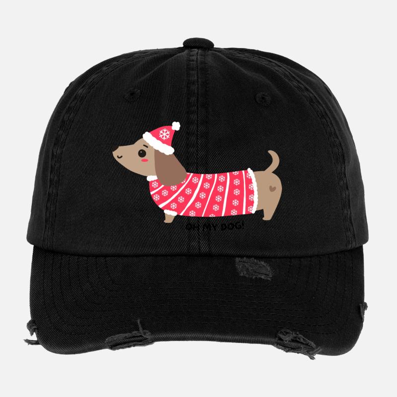 Oh my dog! Flexfit Vintage Destroyed Cap