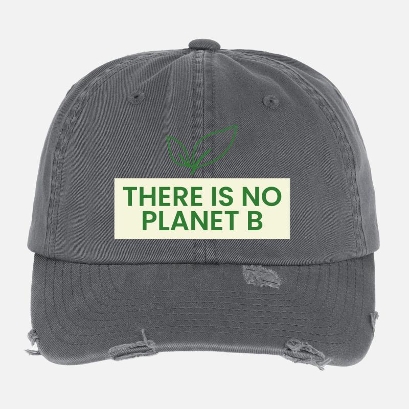 Il n’y a pas de planète B Casquette vintage effet usé Flexfit