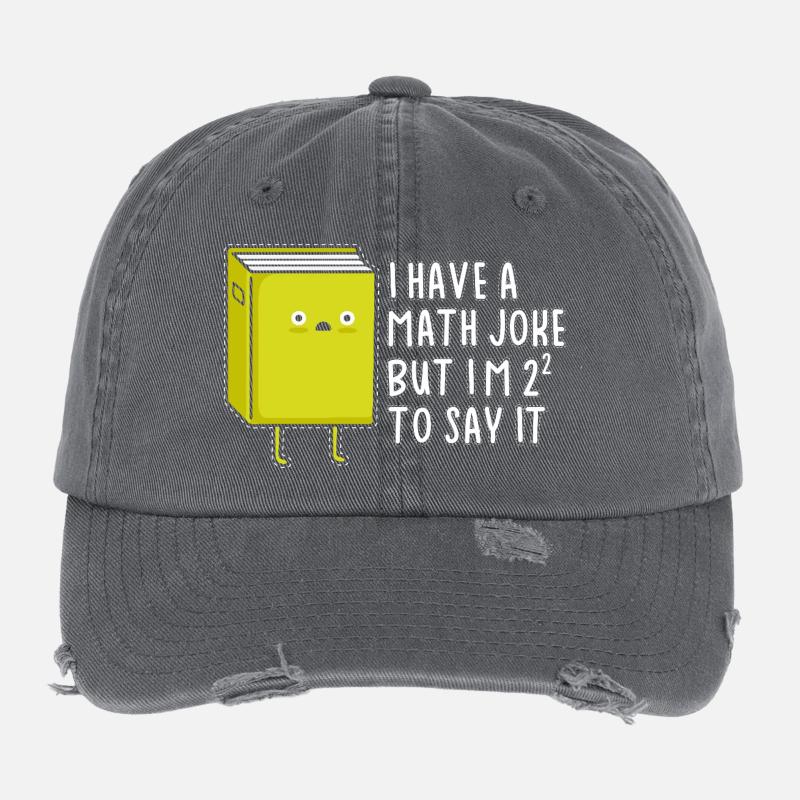 Mathe Nerd Studenten Uni Professor Mathematik Flexfit Vintage Destroyed Cap