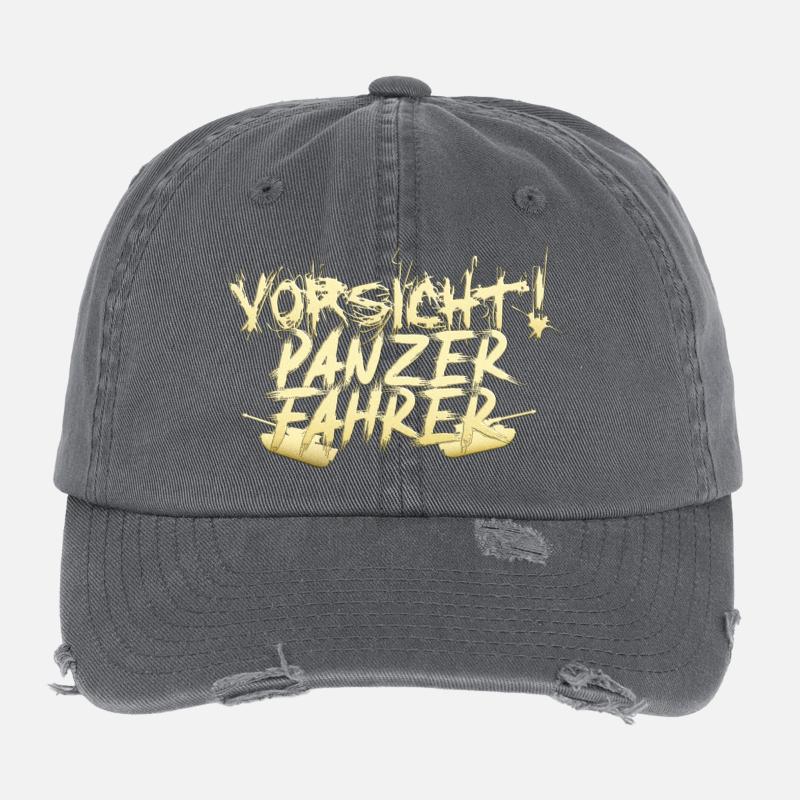 Panzer Fahrer Flexfit Vintage Destroyed Cap