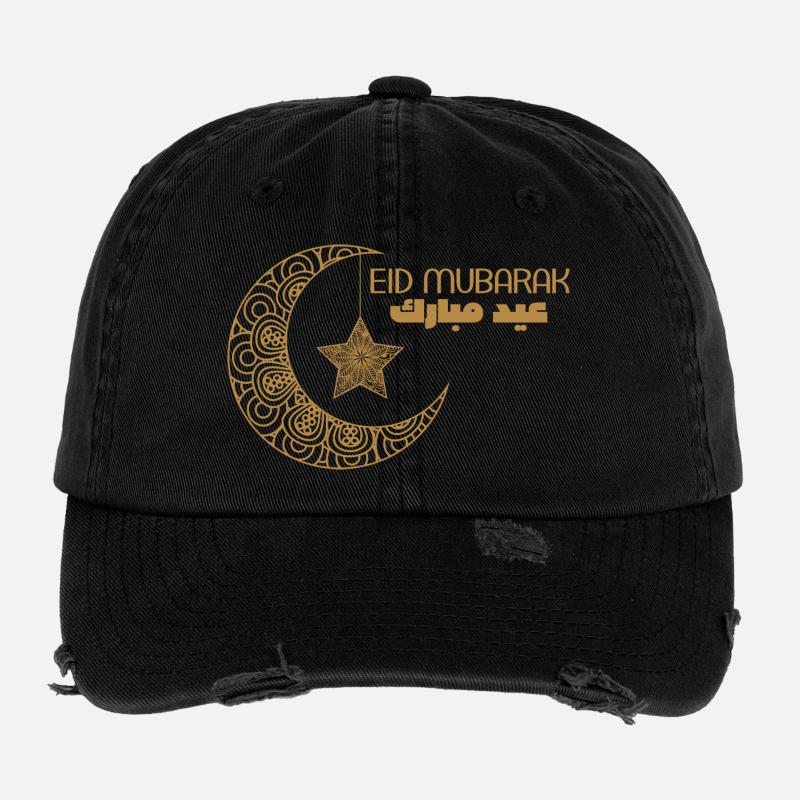 Eid mobarak Flexfit Vintage Destroyed Cap