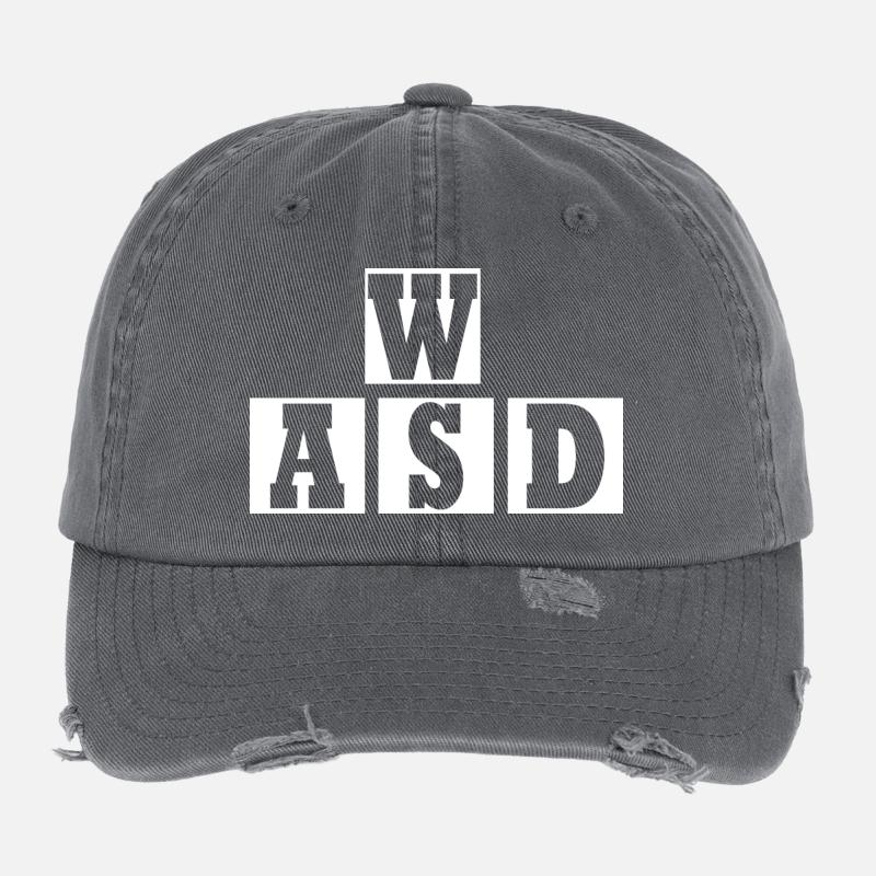 W A S D Flexfit Vintage Destroyed Cap