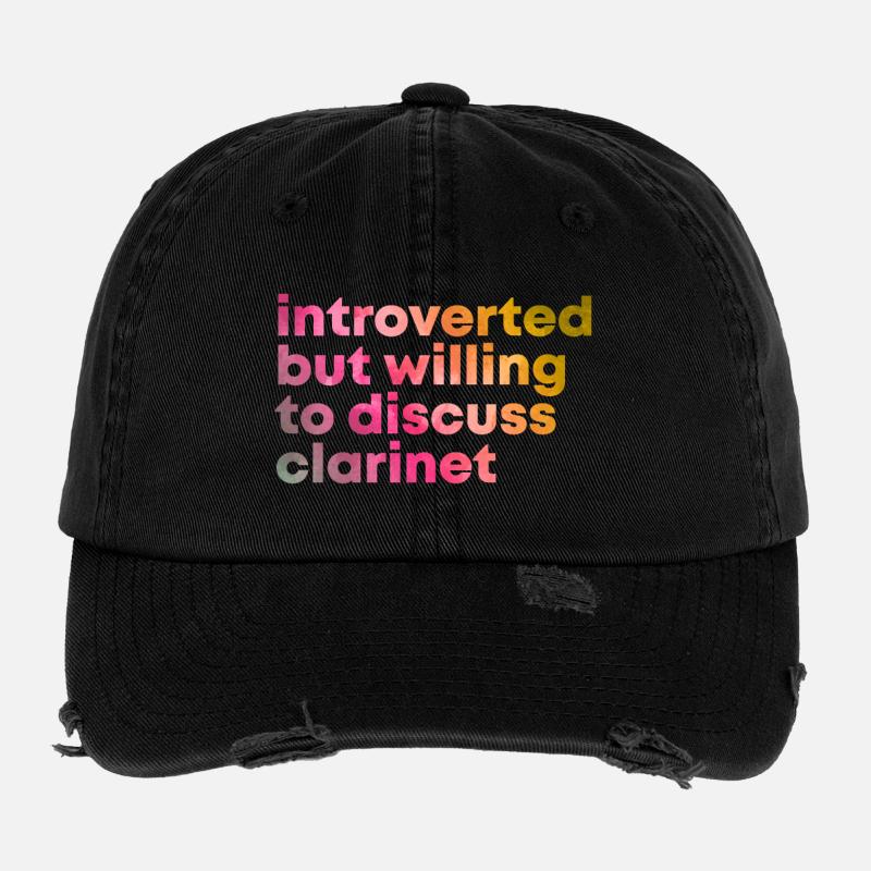 Klarinette Flexfit Vintage Destroyed Cap