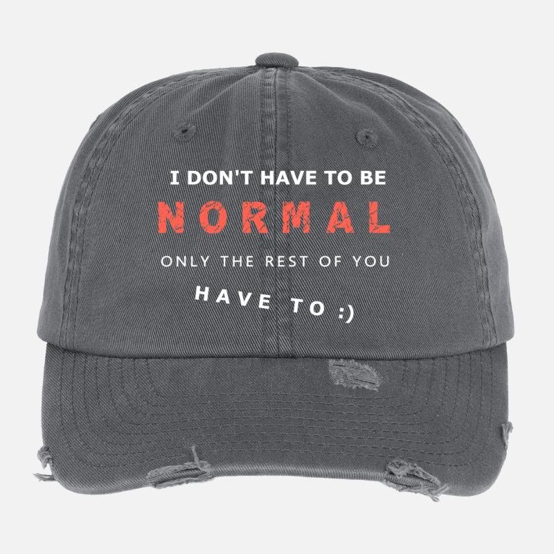 Expressive Courage Phrase Description Flexfit Vintage Destroyed Cap