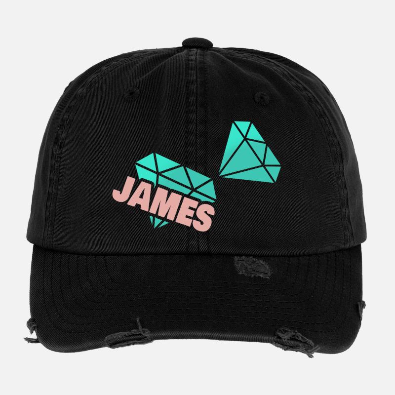 James Casquette vintage effet usé Flexfit