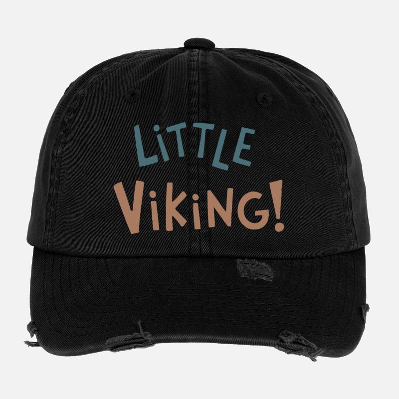 Petit Viking Joyeux Casquette vintage effet usé Flexfit