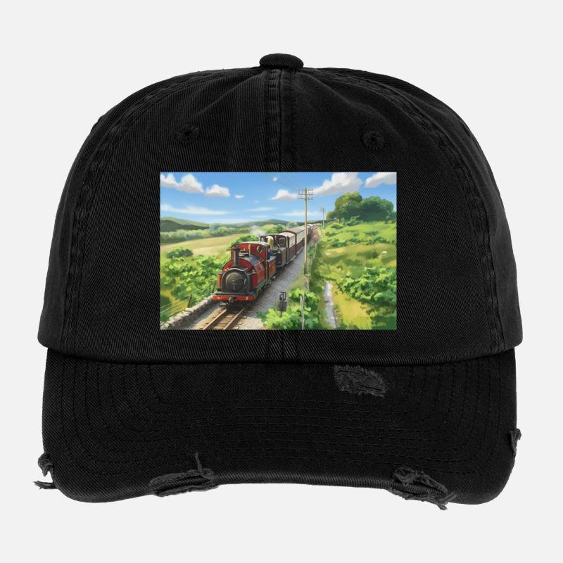 Dduallt-Doppelspiel Flexfit Vintage Destroyed Cap