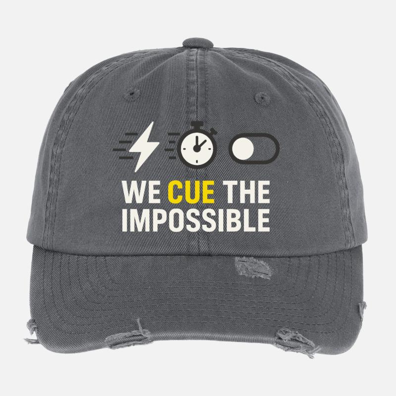 Équipe technique théâtrale Technicien de scène Son Casquette vintage effet usé Flexfit