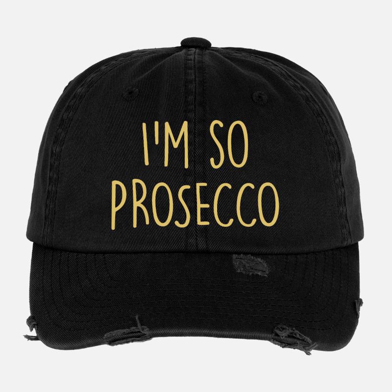 Le Prosecco Casquette vintage effet usé Flexfit
