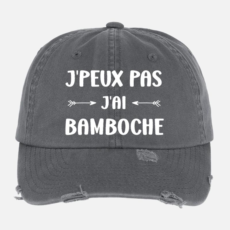 J'peux pas j'ai bamboche Casquette vintage effet usé Flexfit