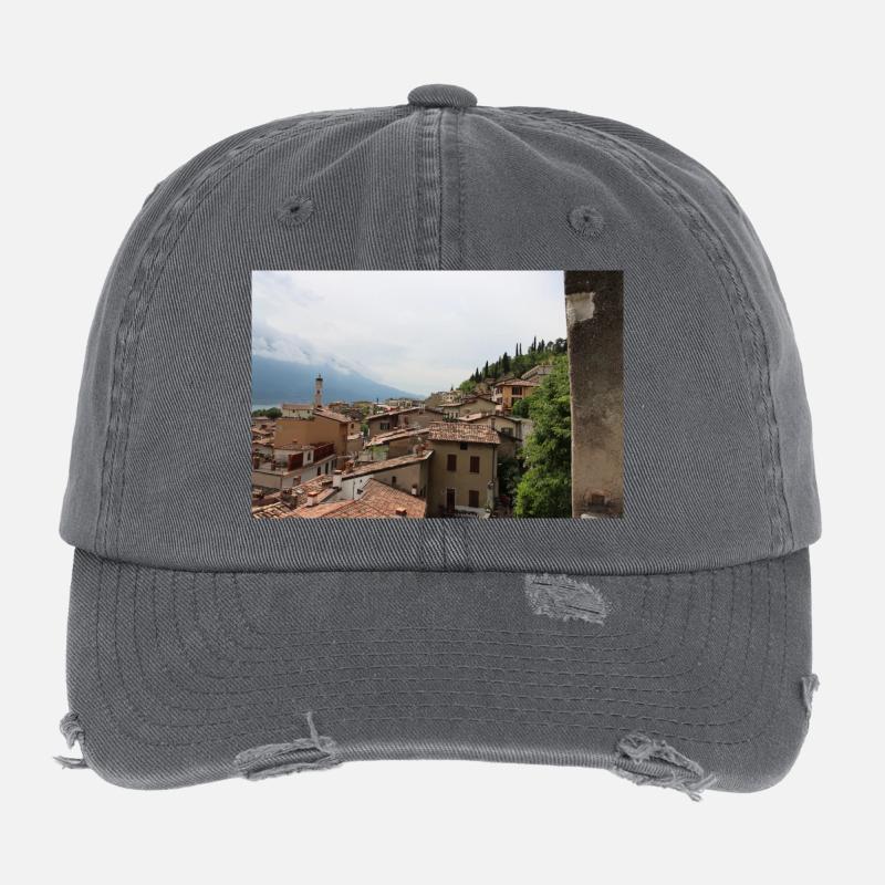 Vue de Limone Casquette vintage effet usé Flexfit