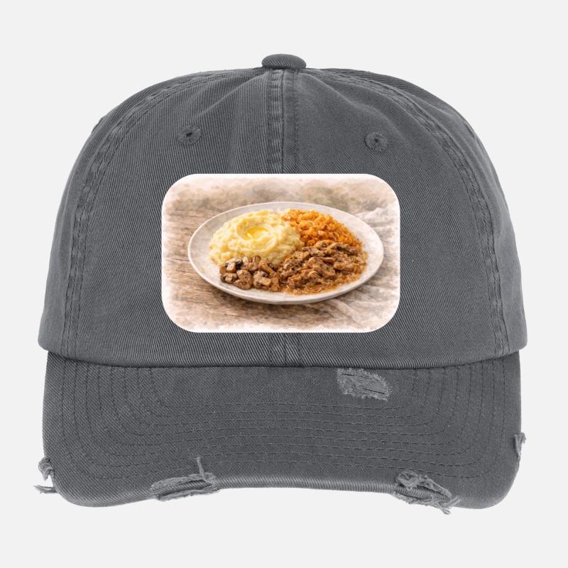 Hearty plate idyll Flexfit Vintage Destroyed Cap