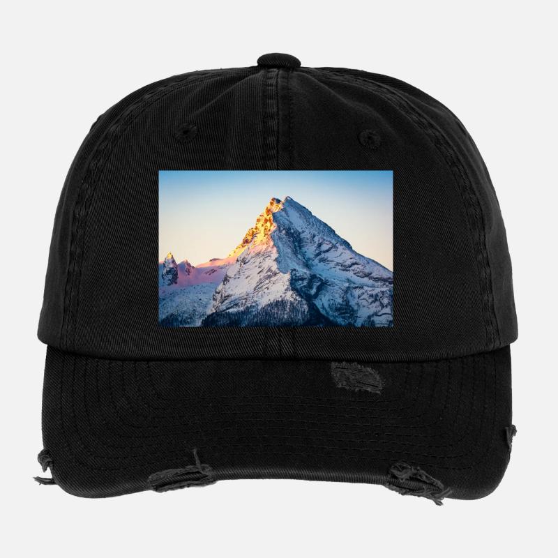 Watzmann at sunrise Flexfit Vintage Destroyed Cap
