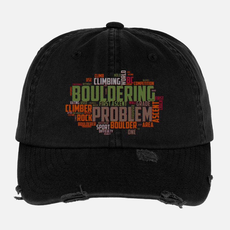Nuage de mots de Boulder Casquette vintage effet usé Flexfit