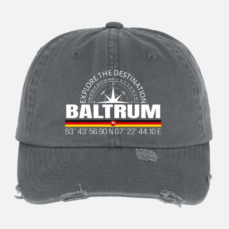 Baltrum Flexfit Vintage Destroyed Cap