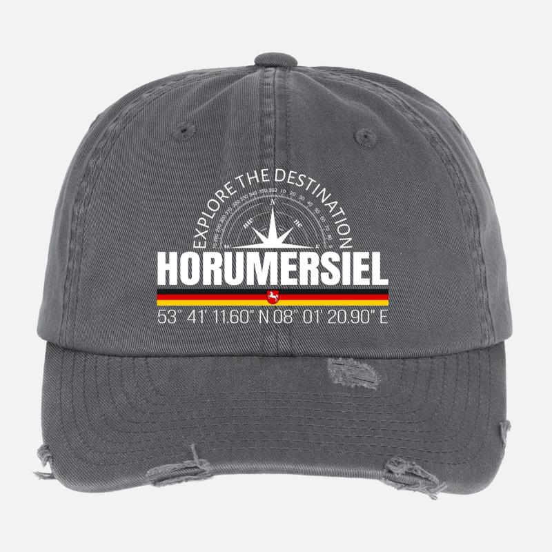 Horumersiel Casquette vintage effet usé Flexfit