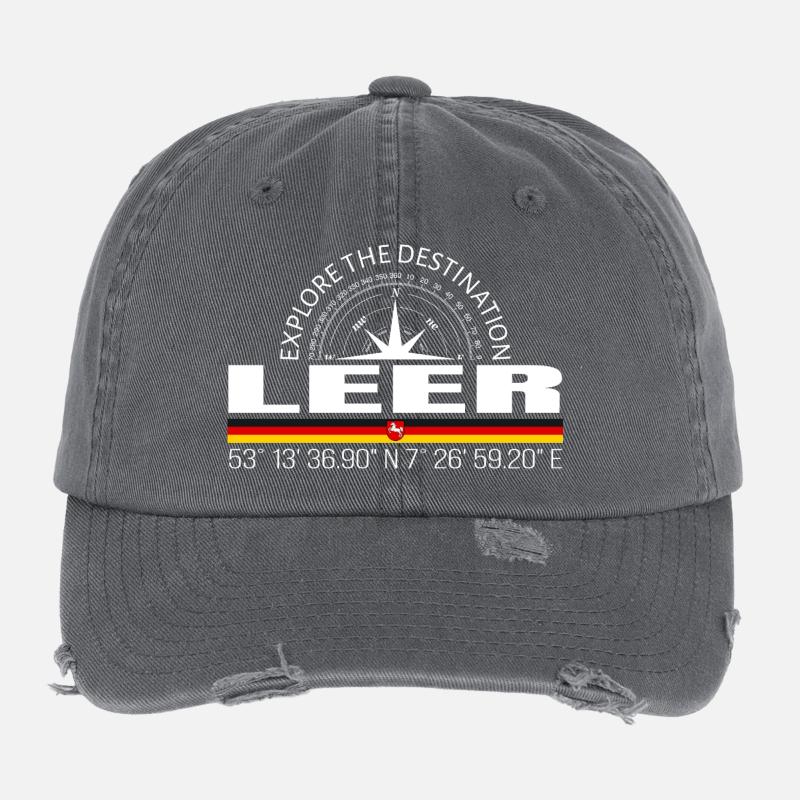 Leer Flexfit Vintage Destroyed Cap