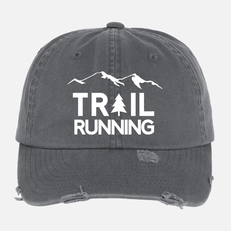 Trailrunning Flexfit Vintage Destroyed Cap
