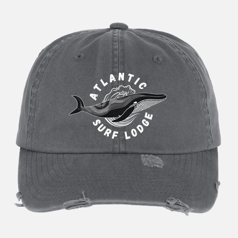Atlantic Surf Lodge Flexfit Vintage Destroyed Cap