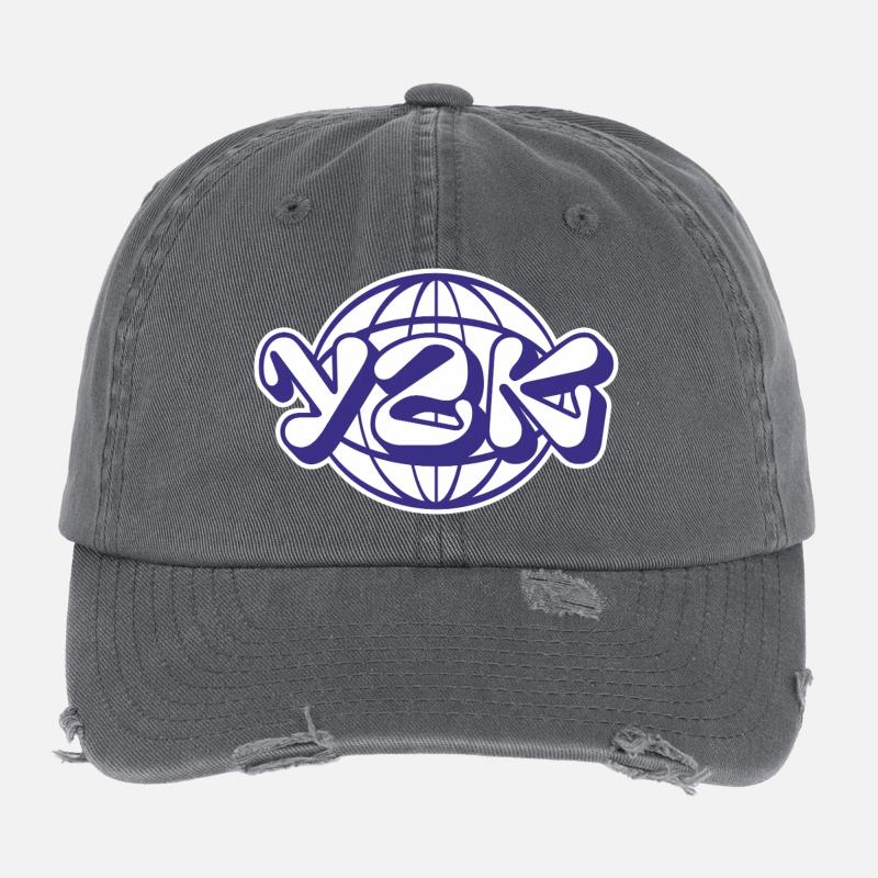Y2K Flexfit Vintage Destroyed Cap