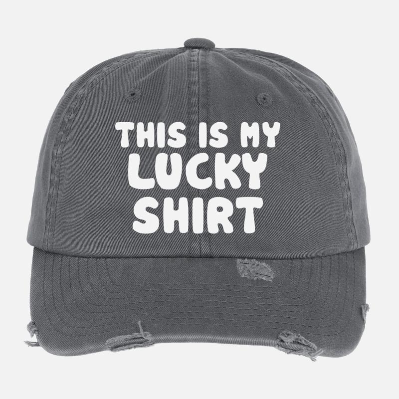 Mon dicton de chemise porte-bonheur Casquette vintage effet usé Flexfit