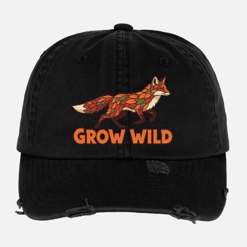Waldfuchs Patchwork Grow Wild Flexfit Vintage Destroyed Cap