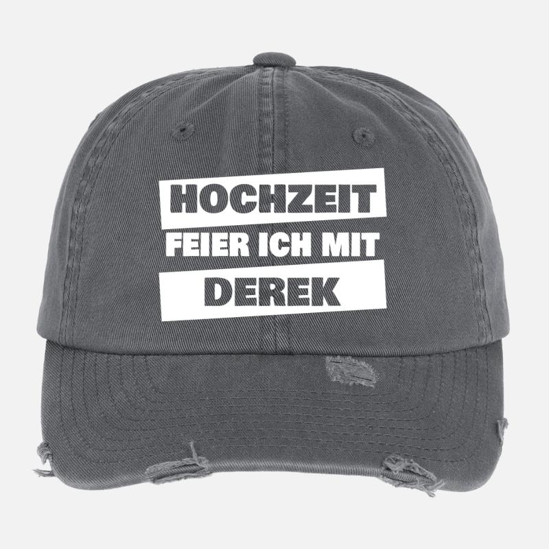 Derek à l’enterrement de vie de garçon Casquette vintage effet usé Flexfit