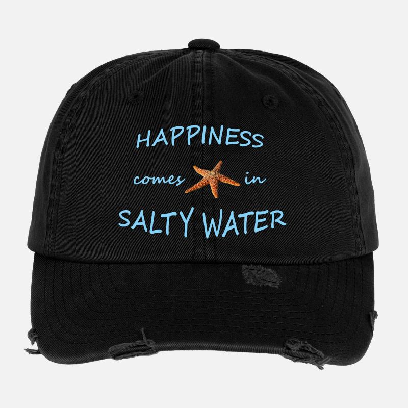 Happiness Flexfit Vintage Destroyed Cap