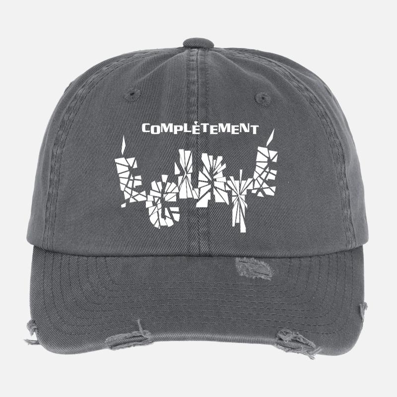 COMPLÈTEMENT ÉCLATÉ !  Casquette vintage effet usé Flexfit