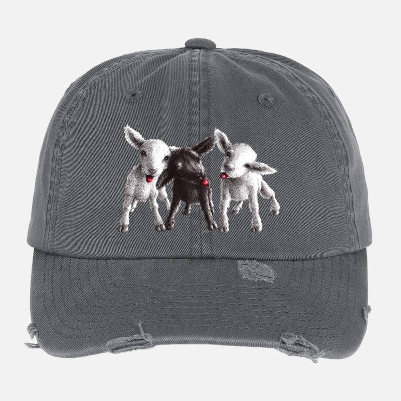 freche schafe Flexfit Vintage Destroyed Cap