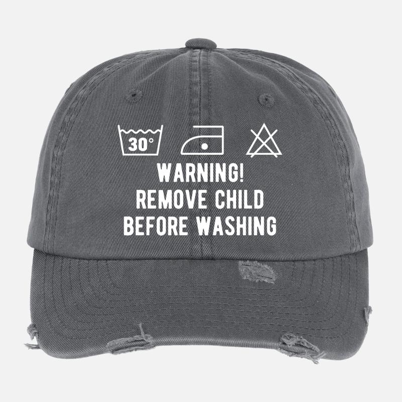 Funny washing instruction Flexfit Vintage Destroyed Cap