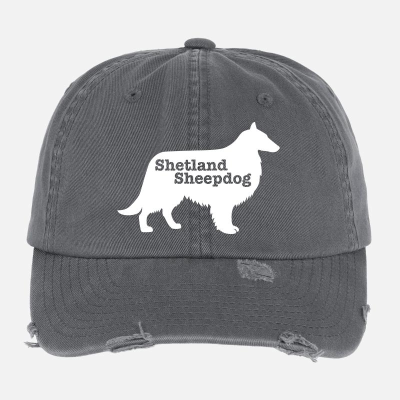 Shetland Schäferhund Flexfit Vintage Destroyed Cap