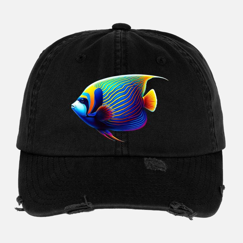 Kaiser-Engelsfisch Flexfit Vintage Destroyed Cap
