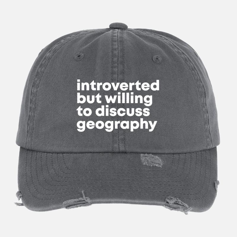 Geography Flexfit Vintage Destroyed Cap