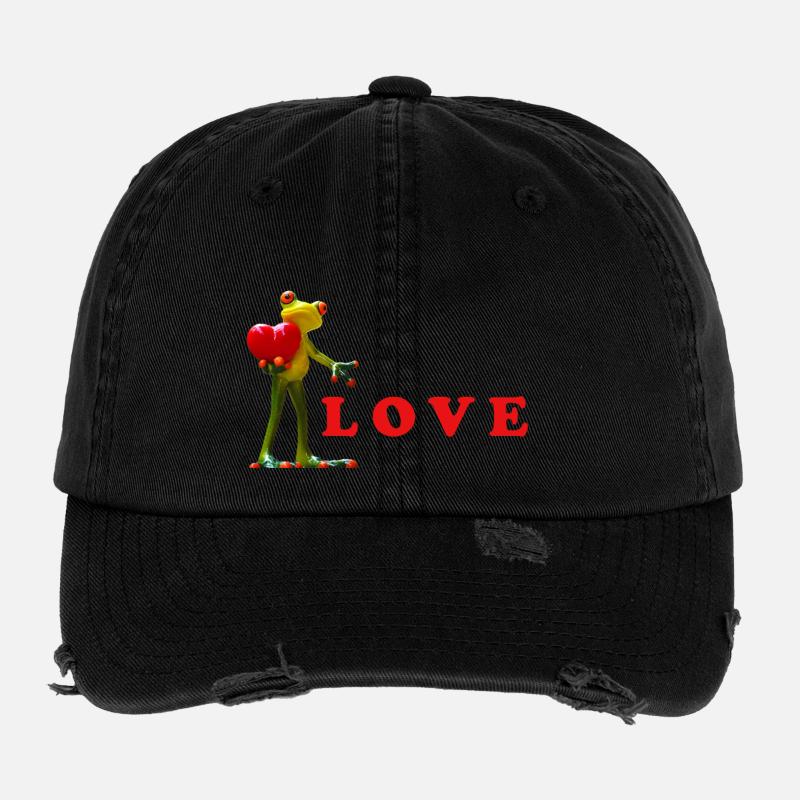 Liebe Samen mit bunten Samen Flexfit Vintage Destroyed Cap