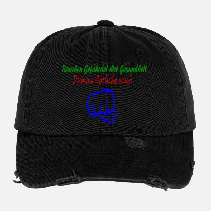 Le tabagisme met leur santé en danger Casquette vintage effet usé Flexfit