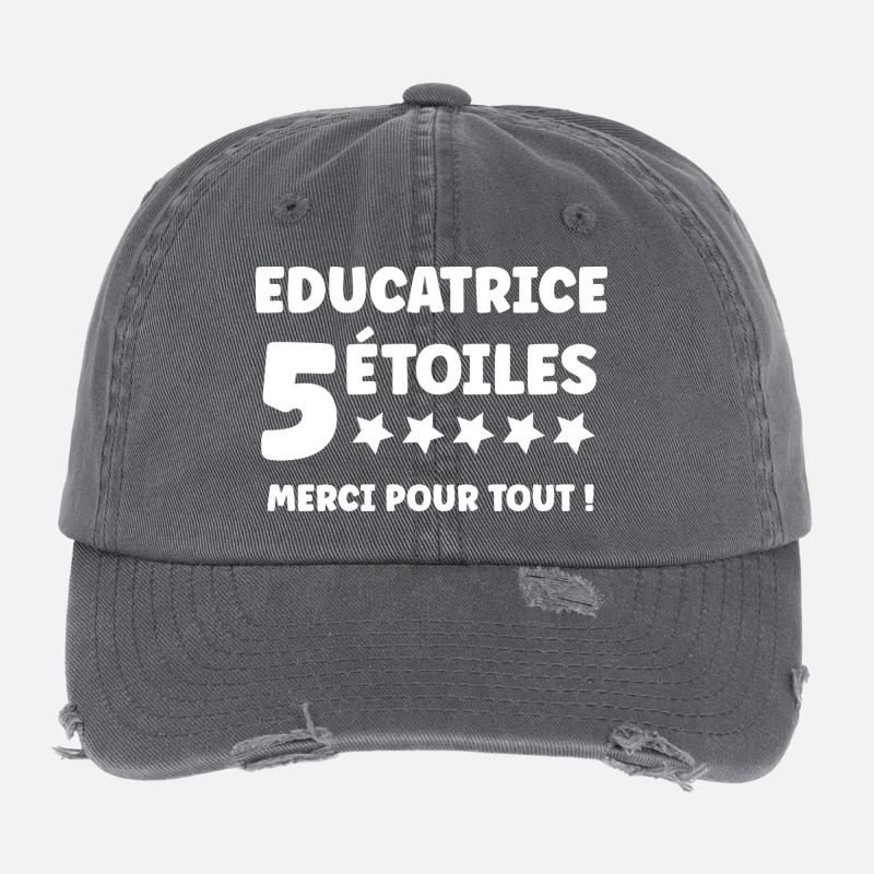 educator Flexfit Vintage Destroyed Cap