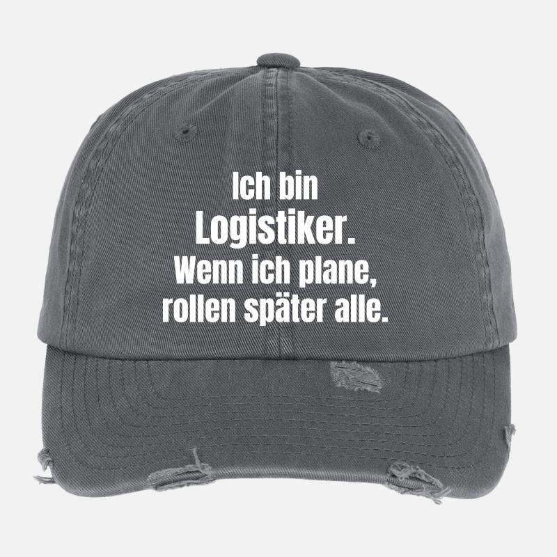 I'm a logistician: Planning rolls ahead Flexfit Vintage Destroyed Cap