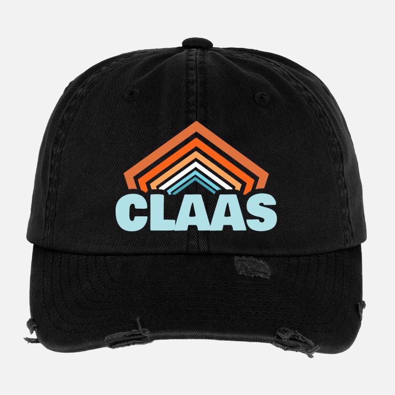 Claas as a given name Flexfit Vintage Destroyed Cap