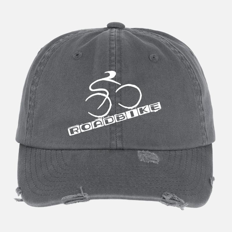Vélo de route Casquette vintage effet usé Flexfit