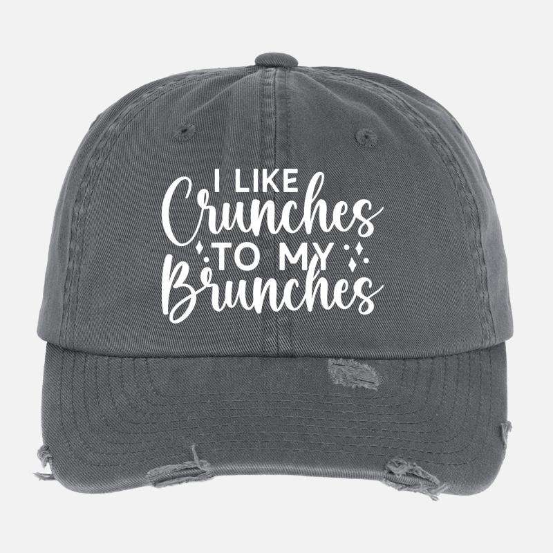 Un bodybuilder de powerlifting comme des crunchs : mes brunchs Casquette vintage effet usé Flexfit