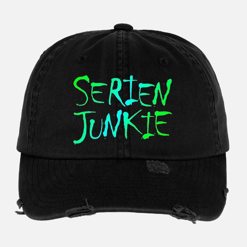 NERDY forever - Serienjunkie Flexfit Vintage Destroyed Cap
