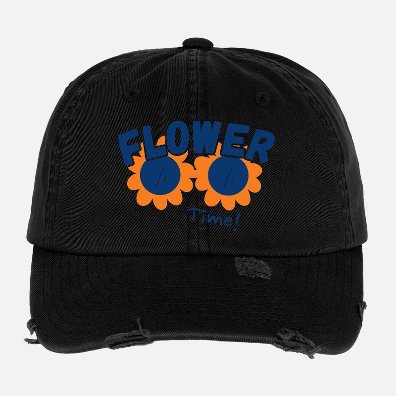 Lass die Blumen sprechen Flexfit Vintage Destroyed Cap
