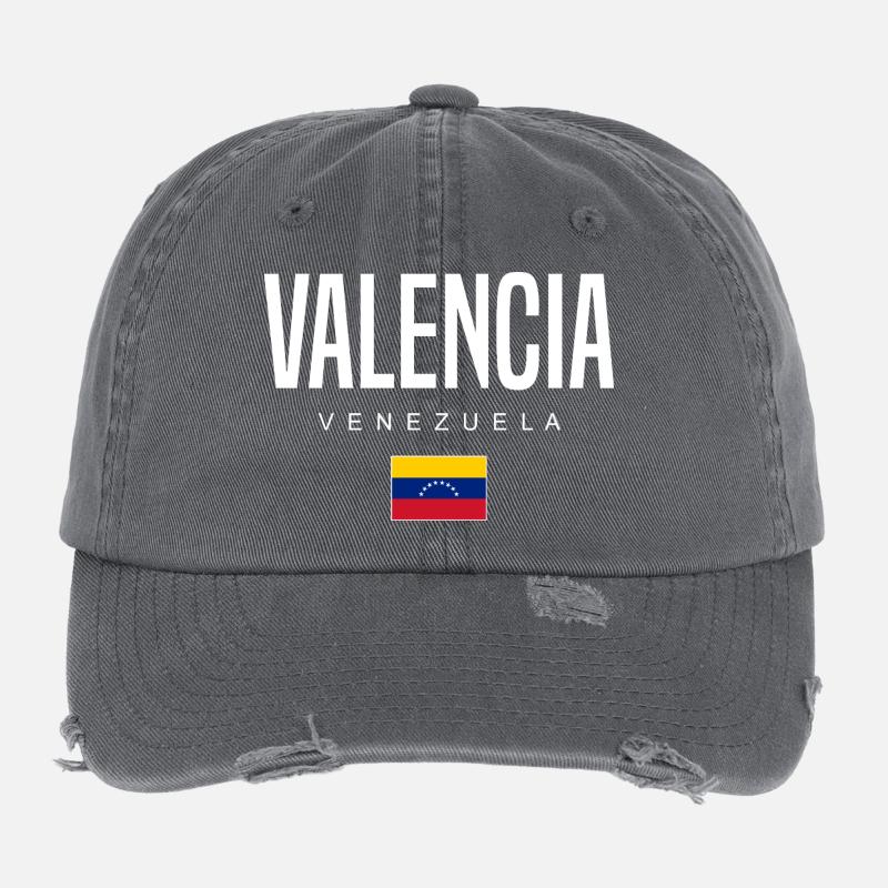 Valence, Venezuela Casquette vintage effet usé Flexfit
